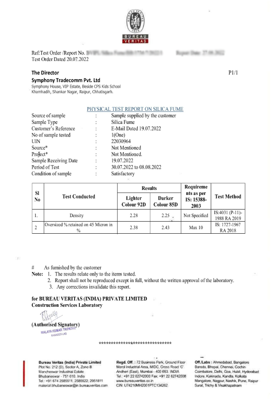 Ultra Fine GGBS Manufacturers in India