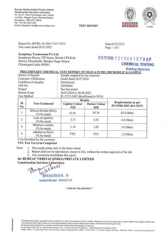 Ultra Fine GGBS Manufacturers in India